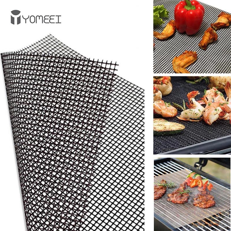 Camping Cooking Bbq - YOMEEI 1Pcs Barbecue Grilling Mats Grid