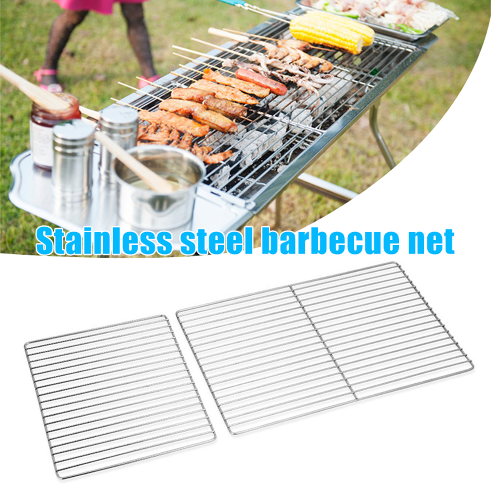 Camping Cooking Bbq - Stainless Steel BBQ Grill Grid Cooking