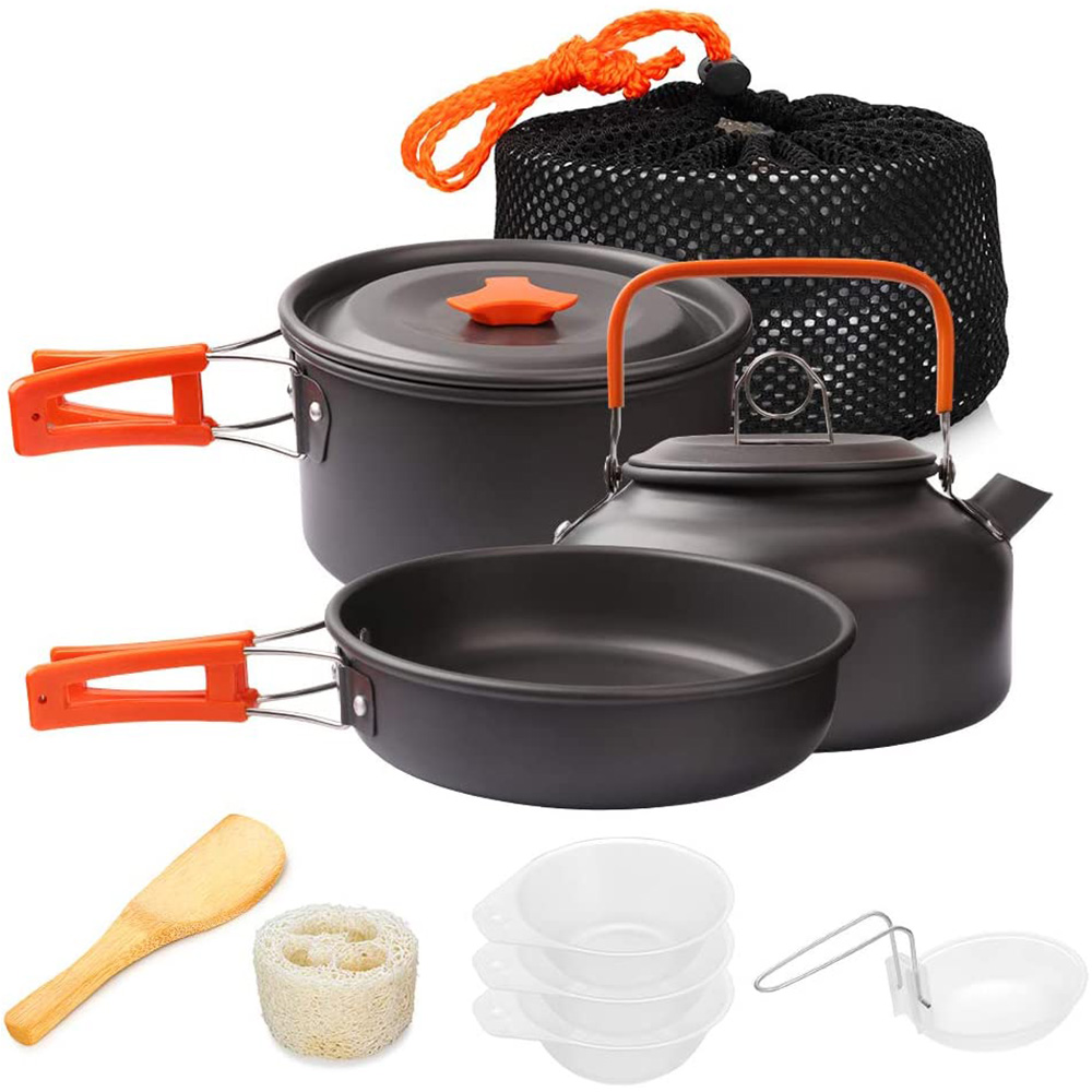 Camping Cooking Dishes - 1pcs/1set Camping Cookware Kit Outdoor Cooking