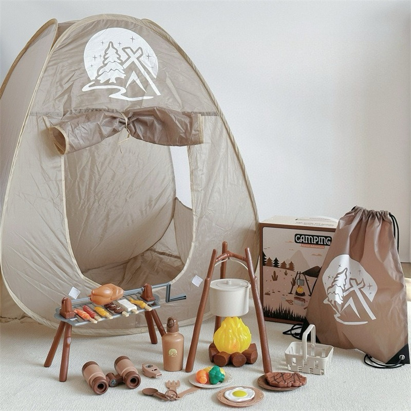 Camping Cooking Kids - Kids Camping Tents Picnic Real Cooking