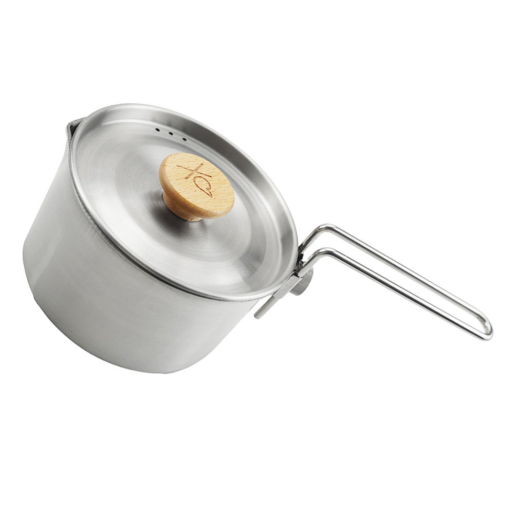Camping Cooking Noodles - Outdoor Portable Cookware Camping Pot Stainless