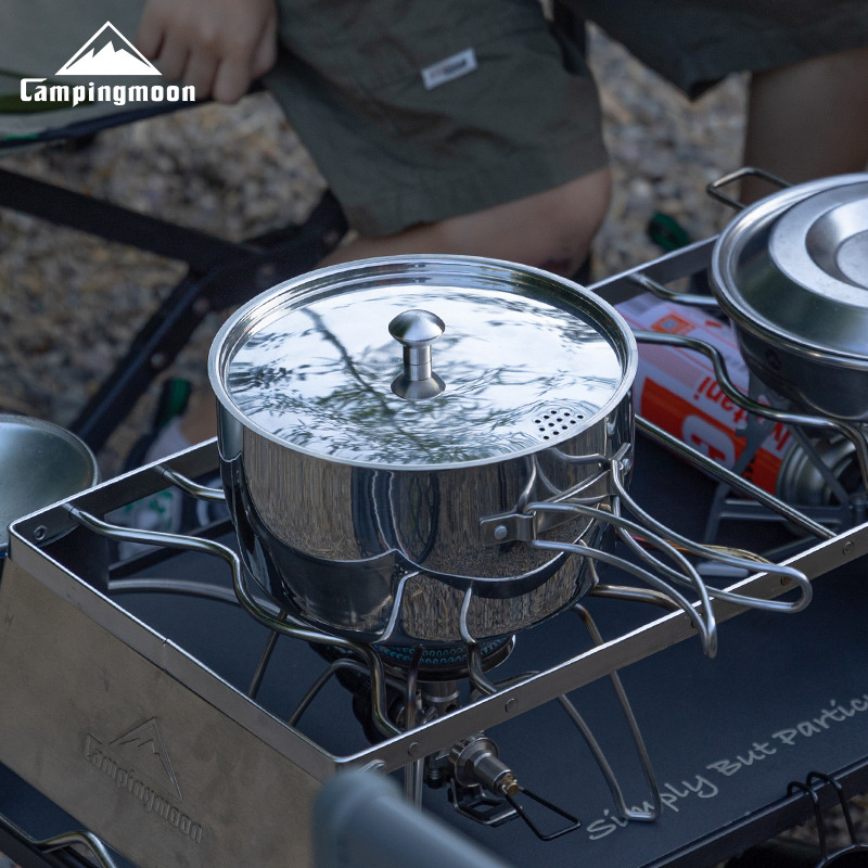 Camping Cooking Pot Stainless Steel - CC-18 thickened composite stainless steel outdoor
