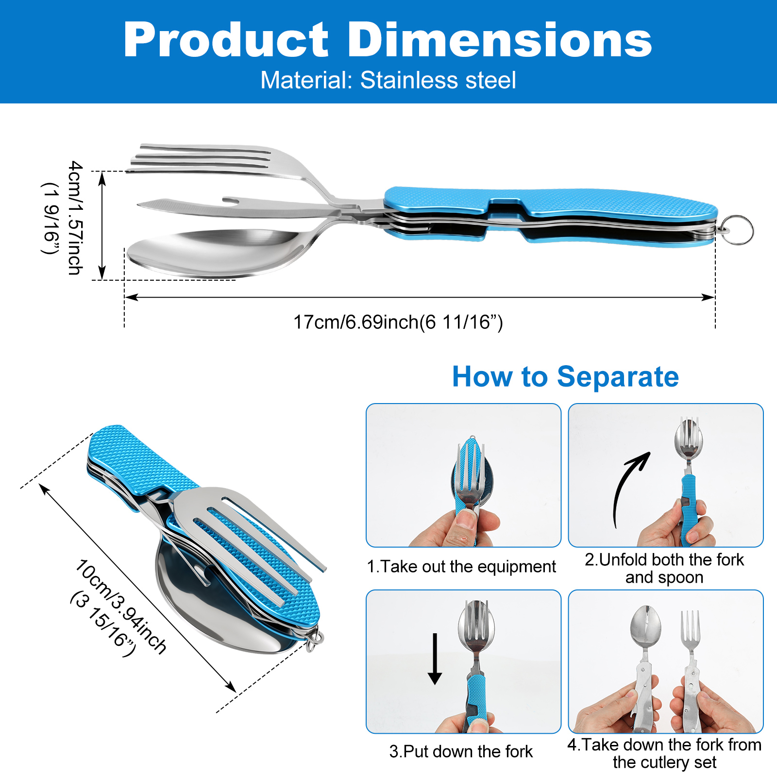 Multifunction 3 in 1 Camping U - Camping Cooking Set Stainless Steel ulasan dan harga