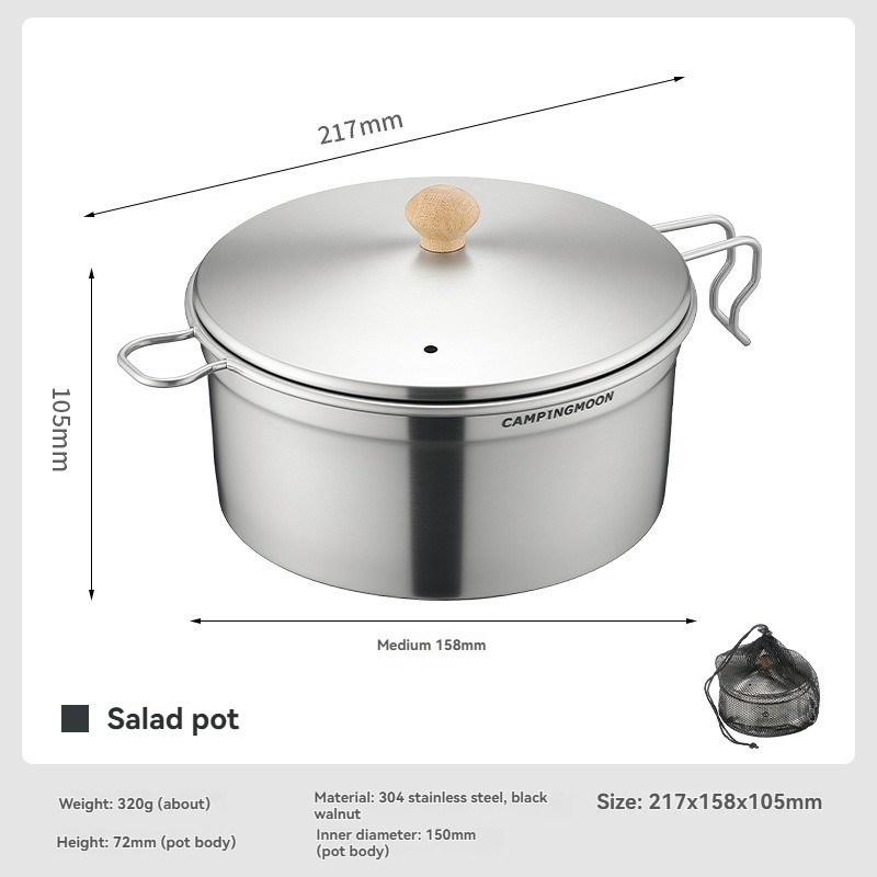 CAMPINGMOON S371 Shera Pot for - Camping Cooking Noodles ulasan dan harga