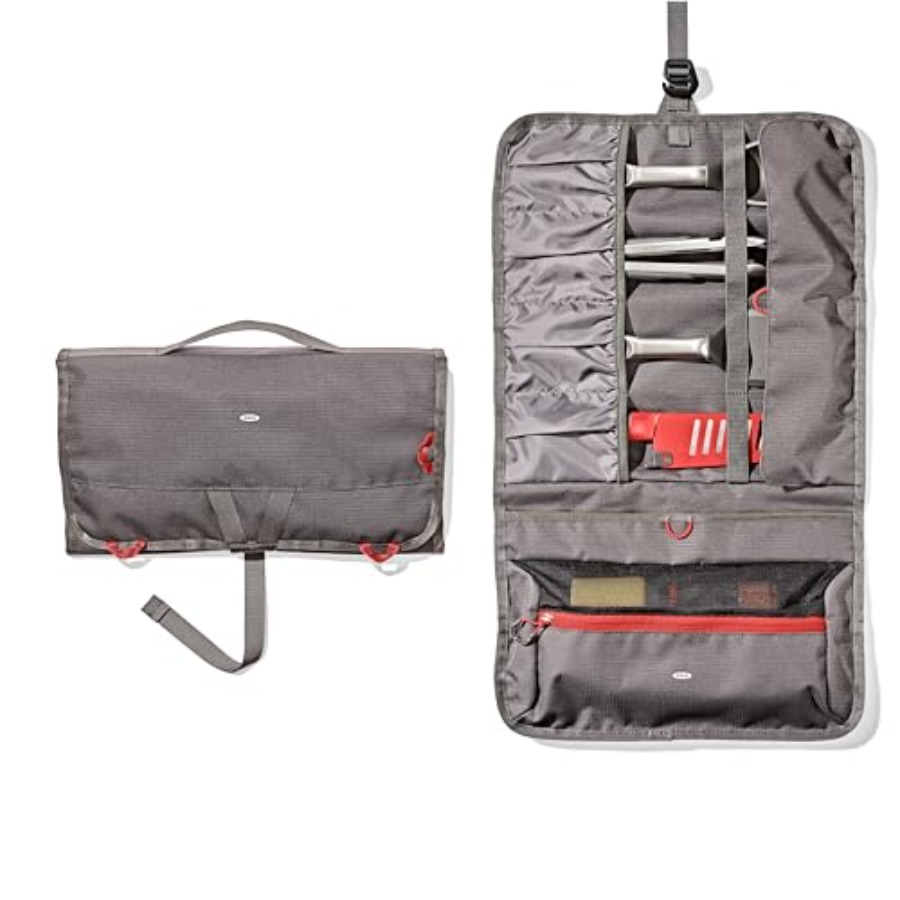 Outdoor Camp Kitchen Tool Roll - Camping Cooking Utensil Roll ulasan dan harga