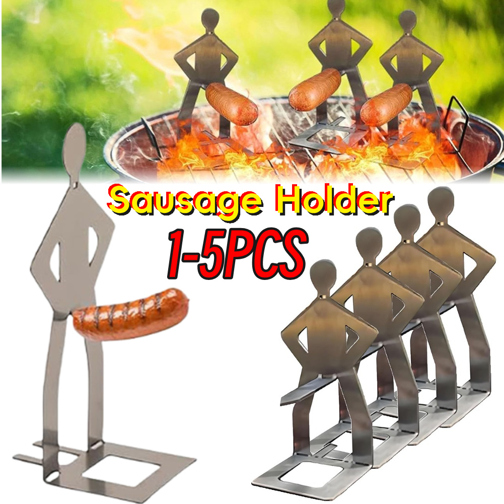 Stainless Steel BBQ Sausage Ho - Camping Cooking Bbq ulasan dan harga