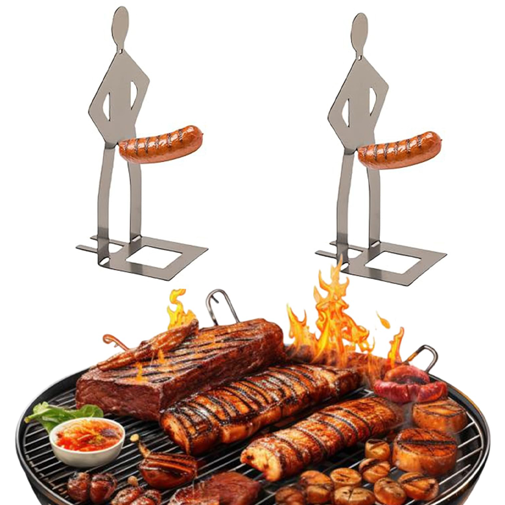 Stainless Steel BBQ Sausage Ho - Camping Cooking Bbq ulasan dan harga