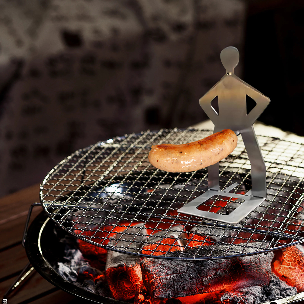 Stainless Steel BBQ Sausage Ho - Camping Cooking Bbq ulasan dan harga
