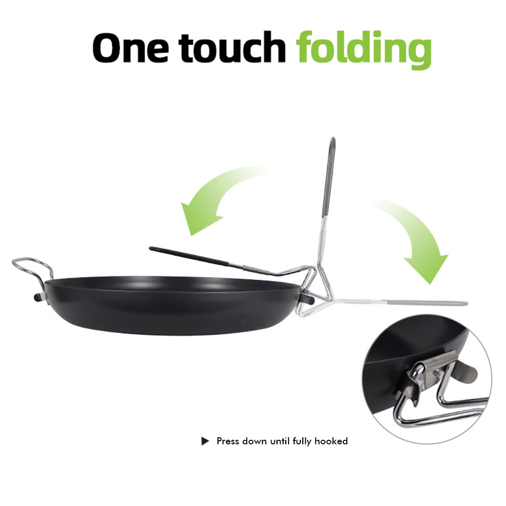 Nonstick Frying Pan Outdoor Ca - Camping Cooking Pot Stainless Steel ulasan dan harga
