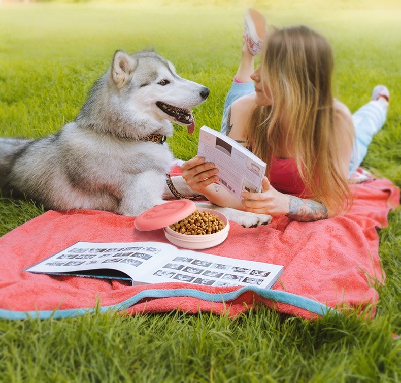 NEW Portable Outdoor Pet Bowl  - Camping Cooking Dishes ulasan dan harga