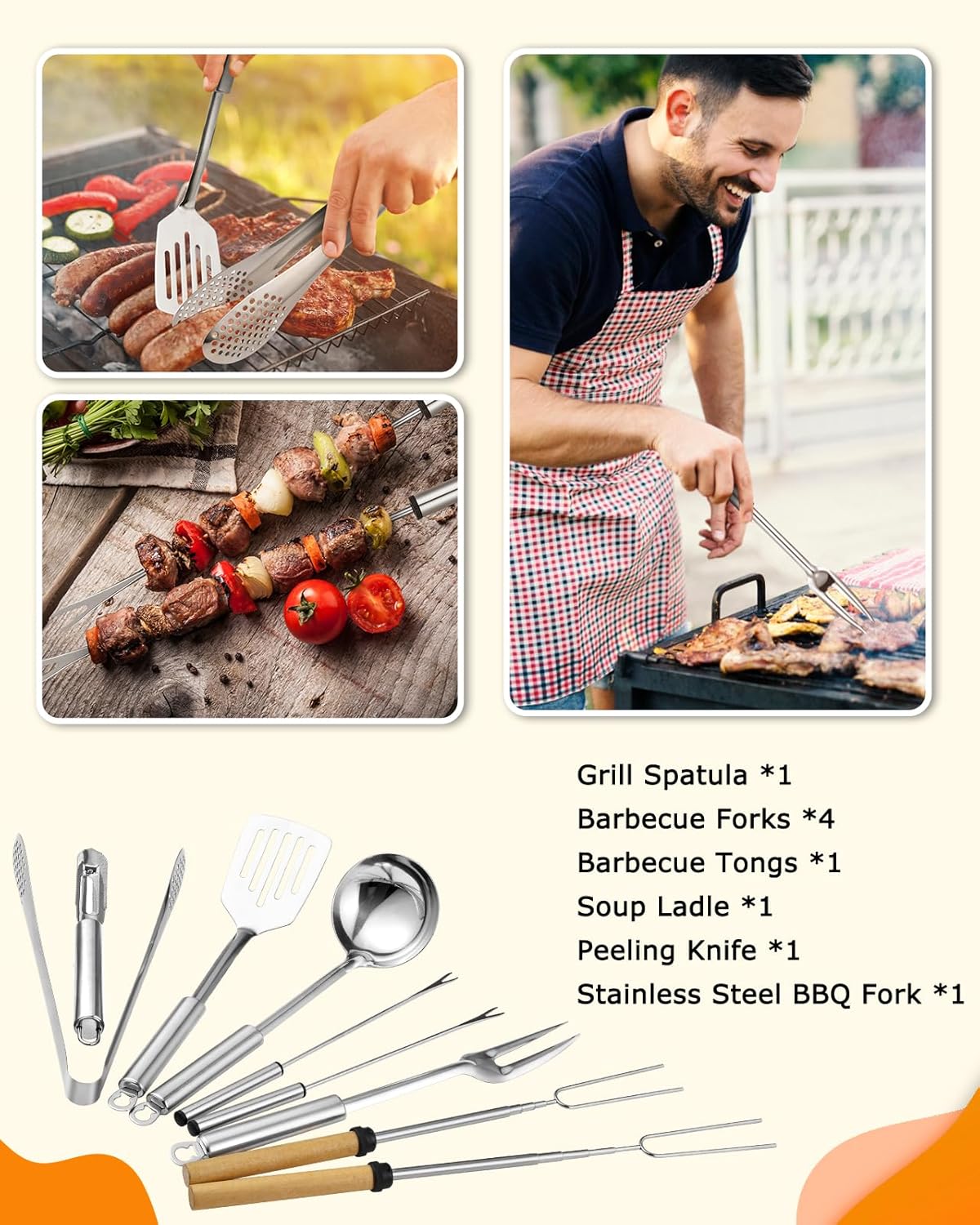 45-Piece Camping Cookware Set  - Camping Cooking Set Stainless Steel ulasan dan harga