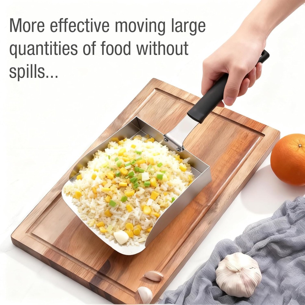 Griddle Food Mover Stainless S - Camping Cooking Vegetables ulasan dan harga