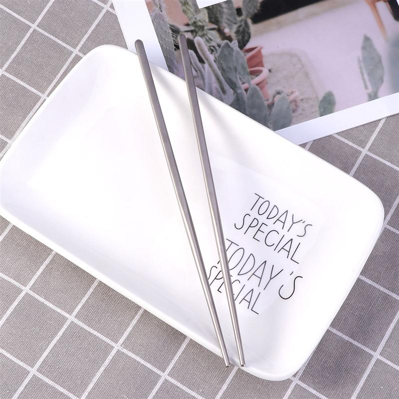Chopsticks Metal Reusable Chop - Camping Cooking Kids ulasan dan harga