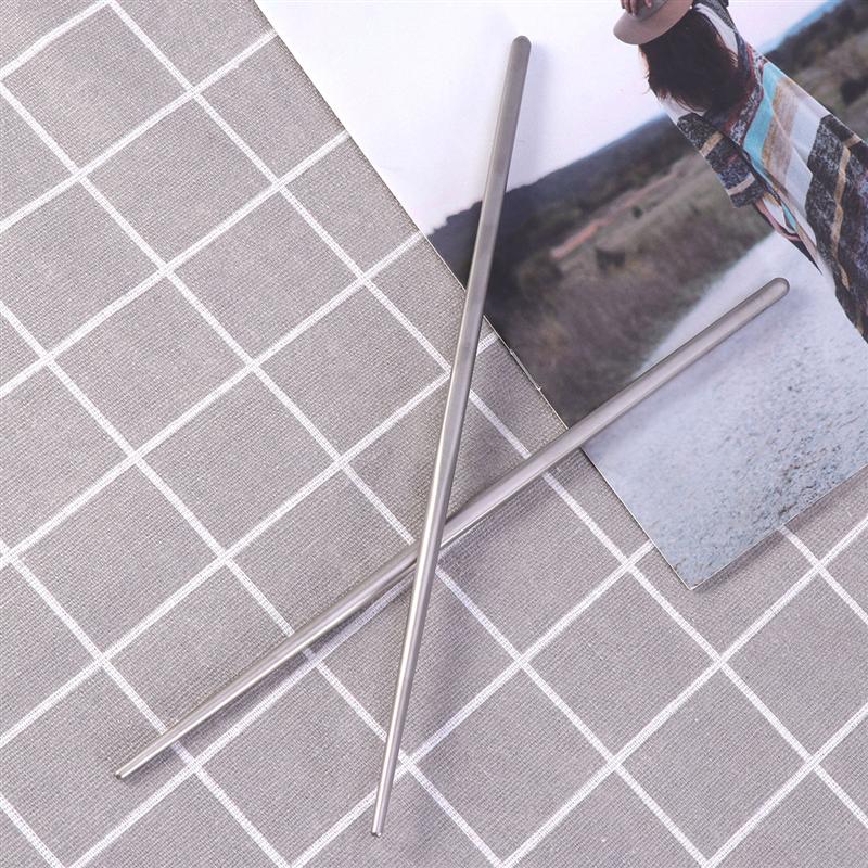 Chopsticks Metal Reusable Chop - Camping Cooking Kids ulasan dan harga