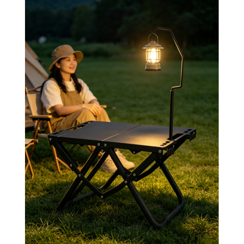 Portable Foldable Camping Tabl - Camping Cooking Table Foldable ulasan dan harga