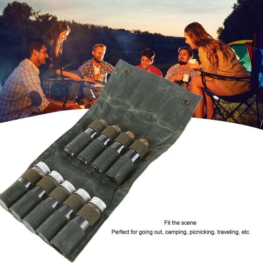 9 Pcs Durable Canvas Portable  - Camping Cooking Youtube ulasan dan harga