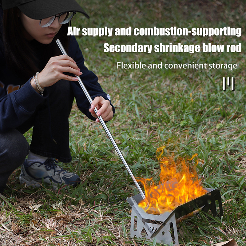 Outdoor Cooking Blow Fire Tube - Camping Cooking Youtube ulasan dan harga