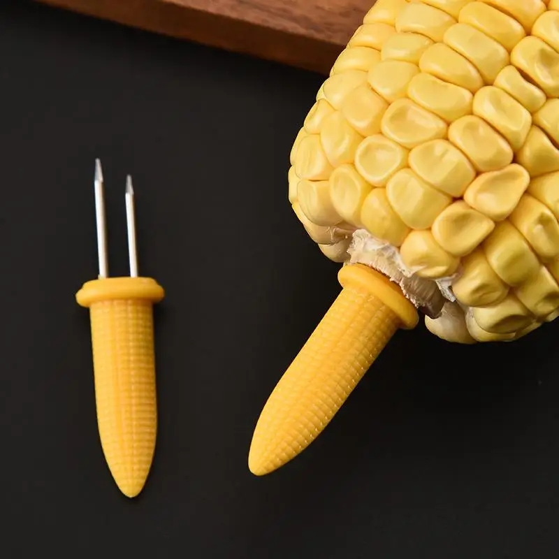 10pcs Fork Corn Skewer Stainle - Camping Cooking Vegetables ulasan dan harga