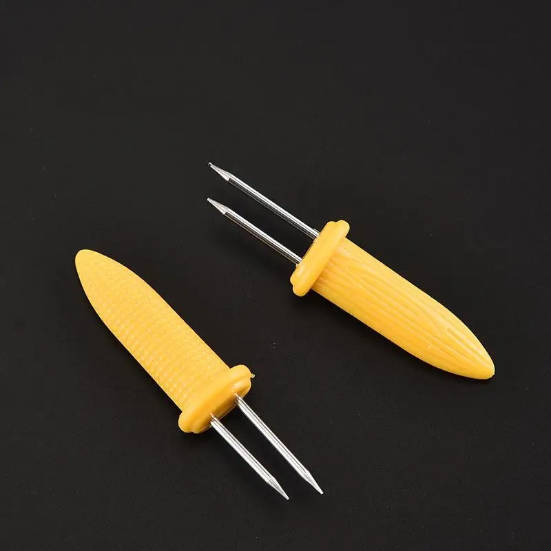 10pcs Fork Corn Skewer Stainle - Camping Cooking Vegetables ulasan dan harga