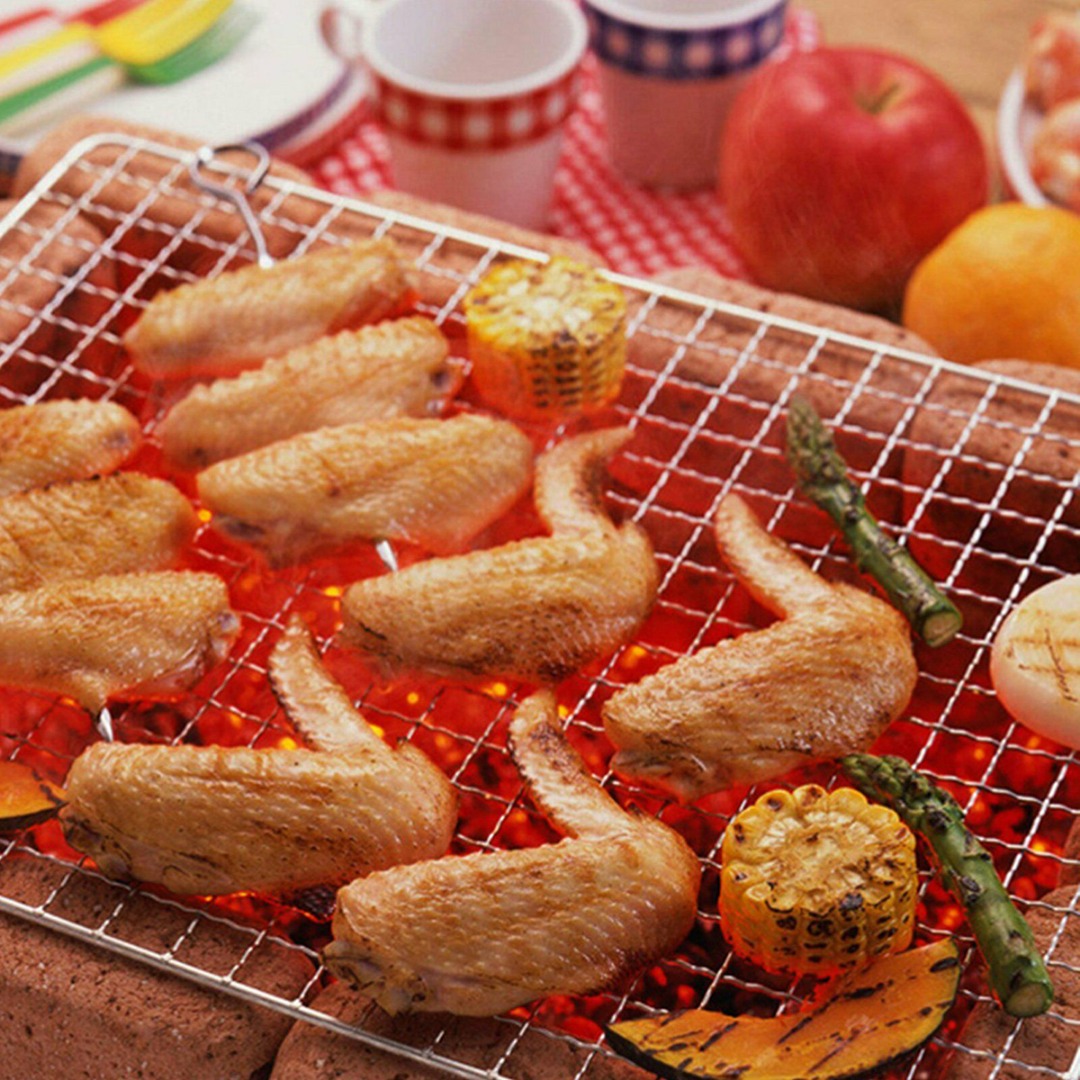 1pcs/2pcs 50 * 38cm BBQ Grill  - Camping Cooking Vegetables ulasan dan harga