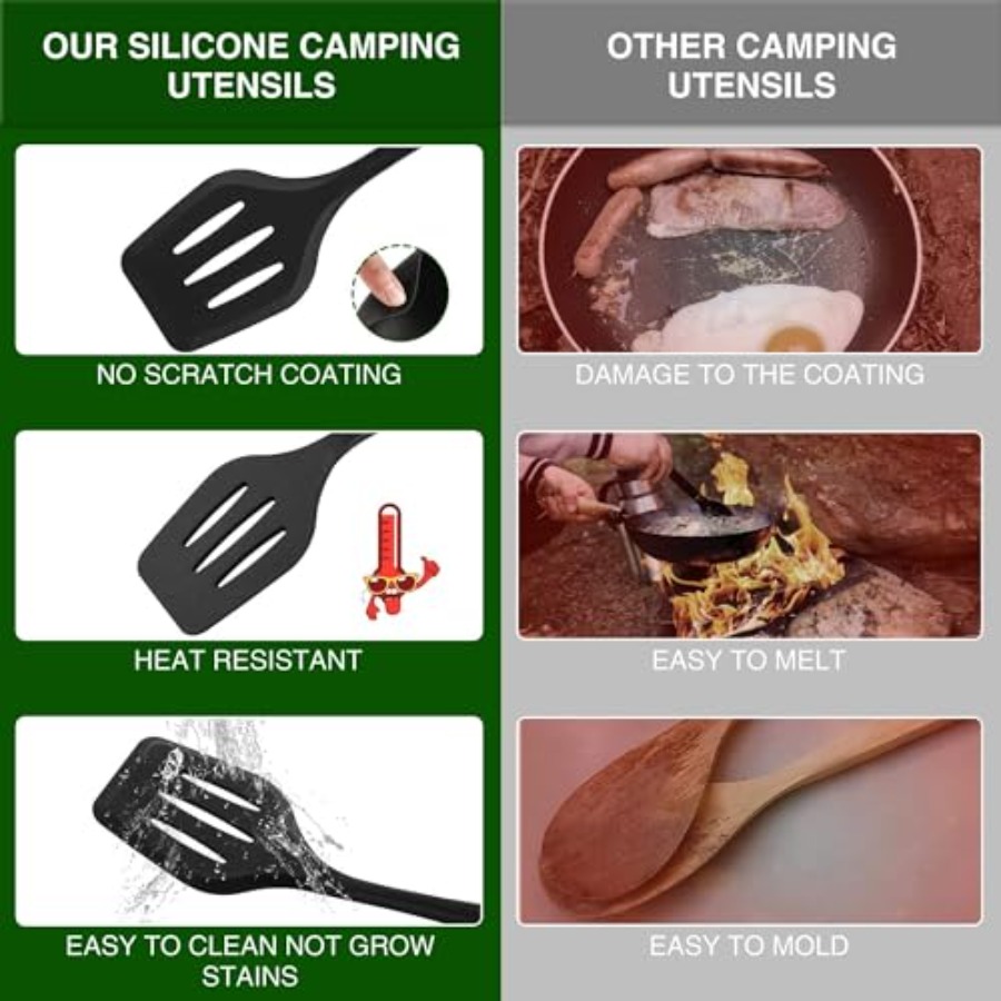 Camping Essentials Cookware Co - Camping Cooking Set Stainless Steel ulasan dan harga