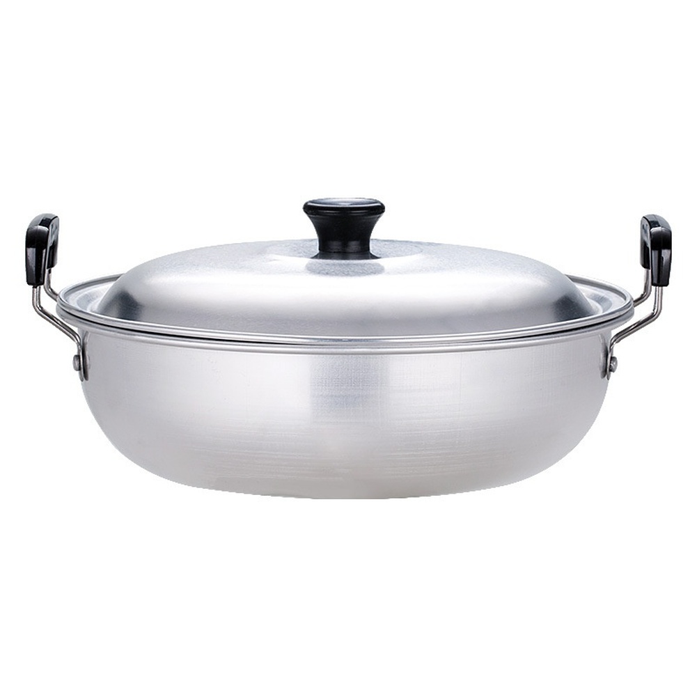 26x26x8.5cm Aluminum Soup Pot  - Camping Cooking Noodles ulasan dan harga