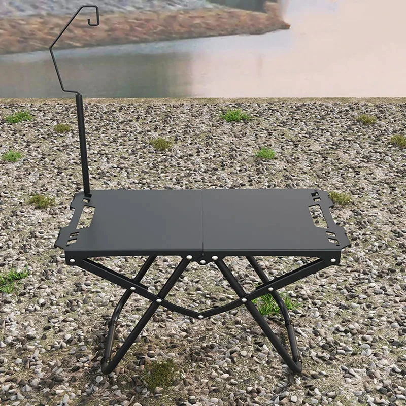 Foldable Lightweight Outdoor P - Camping Cooking Table Foldable ulasan dan harga