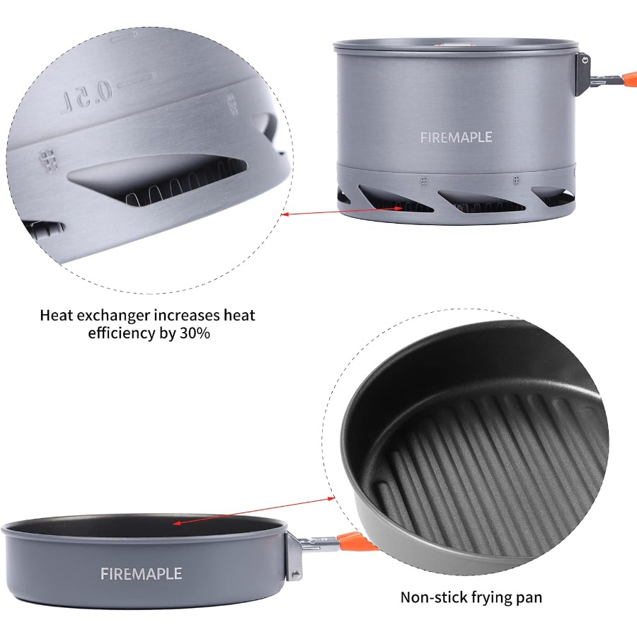 Fire-Maple Feast 4 Piece Campi - Camping Hiking Cooking ulasan dan harga