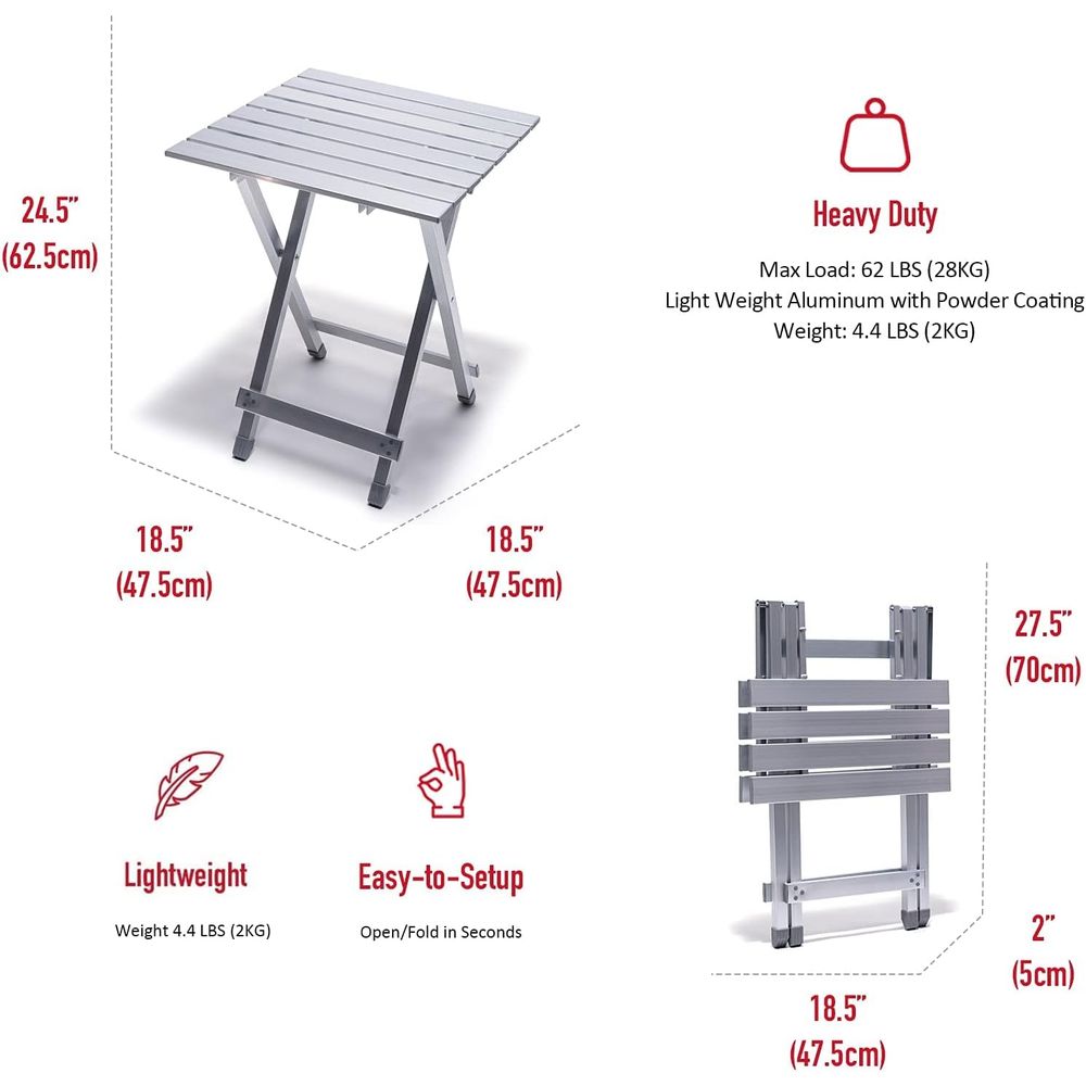 olding Camping Table - Lightwe - Camping Hiking Cooking ulasan dan harga