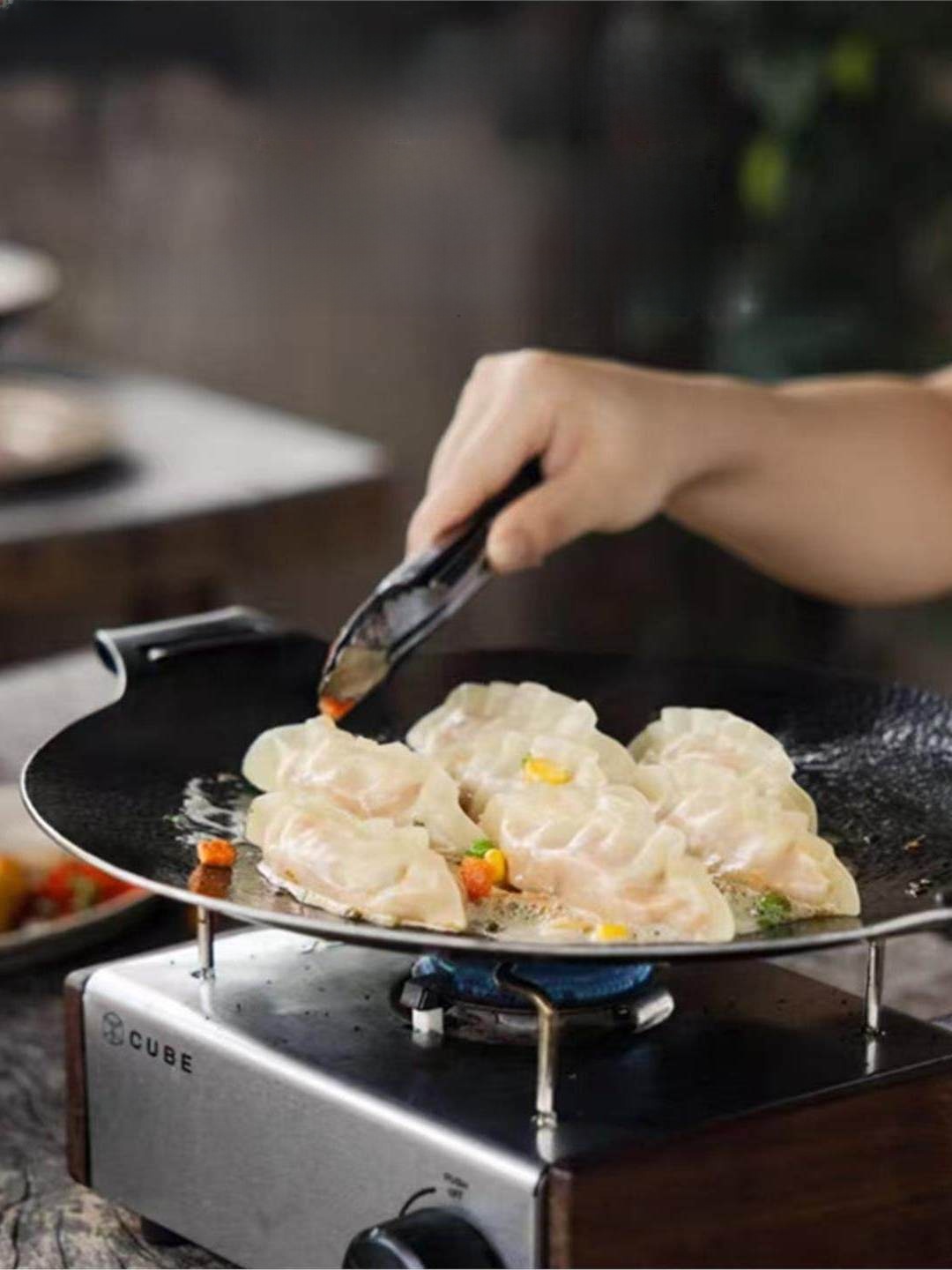 Outdoor Cast Iron Charcoal Gri - Camping Cooking Bbq ulasan dan harga