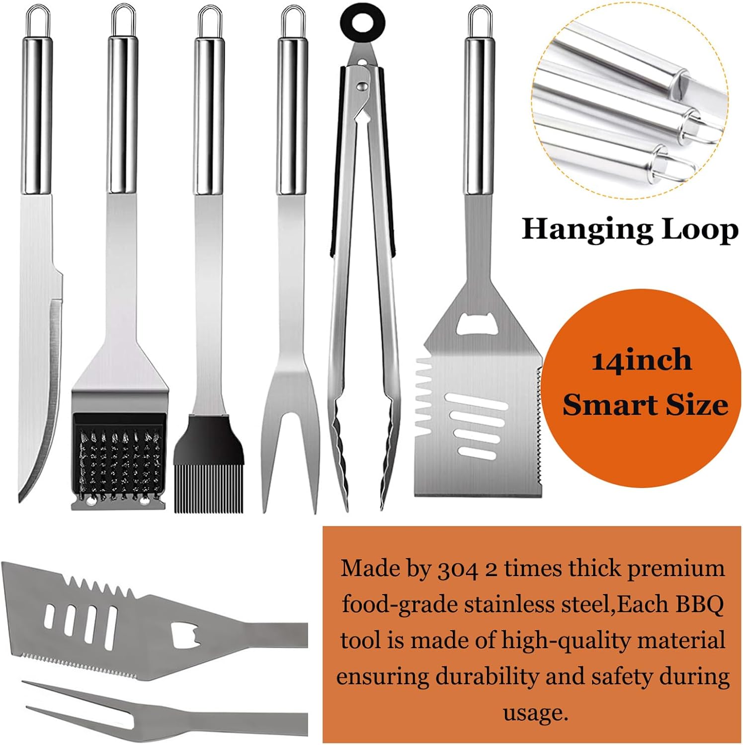 Grill Set with Apron for Men,  - Camping Cooking Bbq ulasan dan harga
