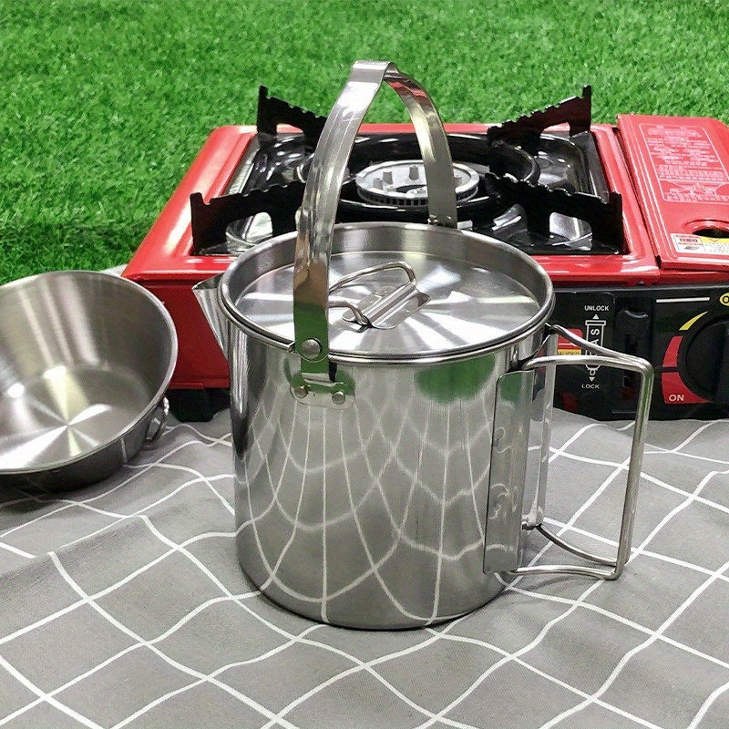 1PC Compact and Portable 1.2L  - Camping Cooking Dishes ulasan dan harga