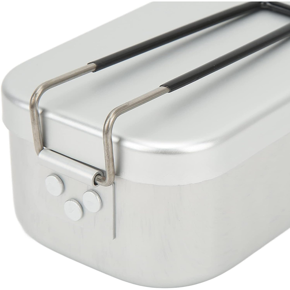 800ML Aluminum Lunch Boxes Out - Camping Hiking Cooking ulasan dan harga
