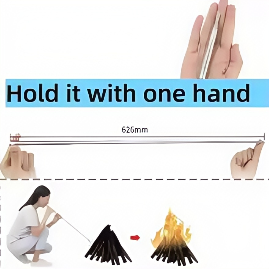 Outdoor Camping Blow Fire Tube - Camping Cooking Youtube ulasan dan harga