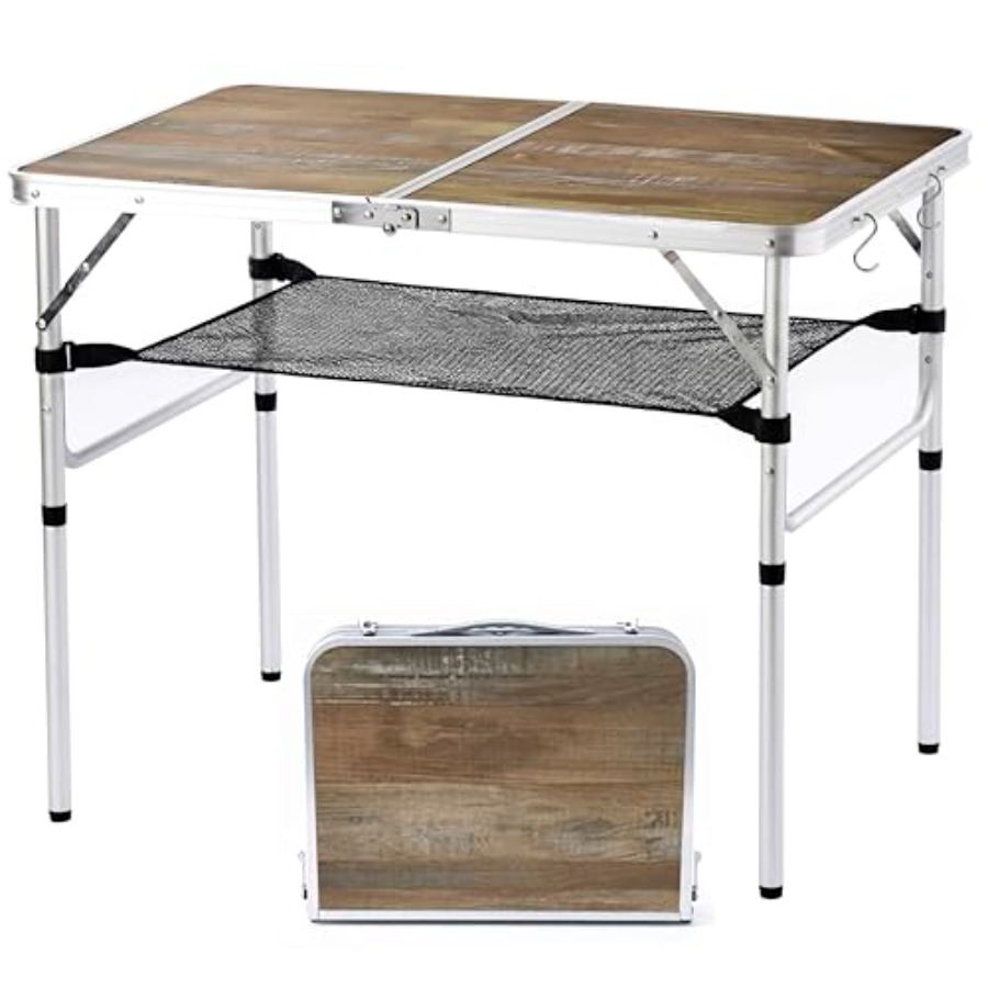 Aluminum Camp Table Folding Ta - Camping Cooking Table Foldable ulasan dan harga