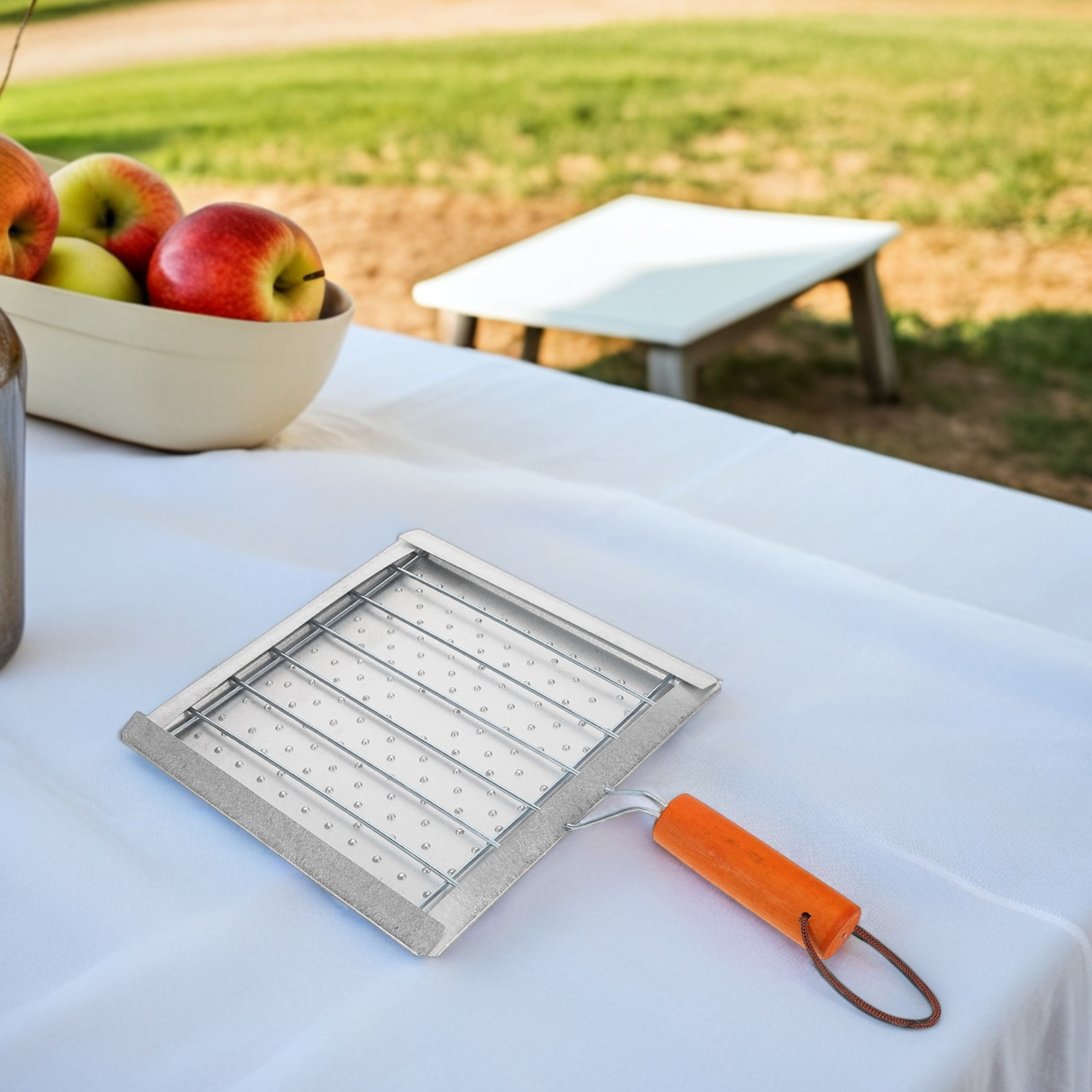 Portable Foldable Camp Toaster - Camping Cooking Vegetables ulasan dan harga