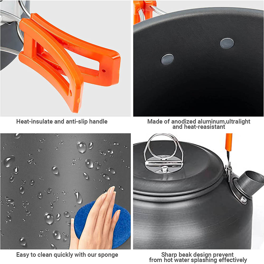 1pcs/1set Camping Cookware Kit - Camping Cooking Dishes ulasan dan harga