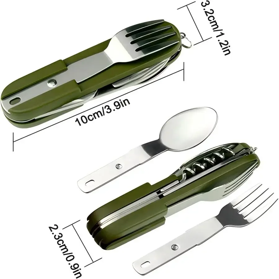 Camping Gear Portable Portable - Camping Cooking Set Stainless Steel ulasan dan harga