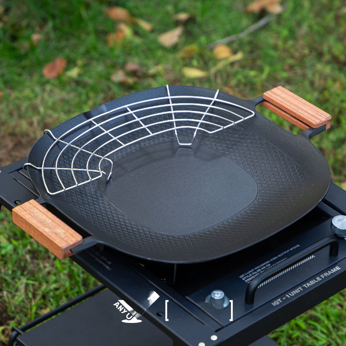 Outdoor Camping BBQ Grill Pan  - Camping Cooking Bbq ulasan dan harga