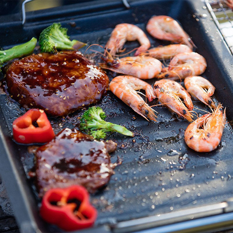 Outdoors Thick Square Grill Pa - Camping Hiking Cooking ulasan dan harga