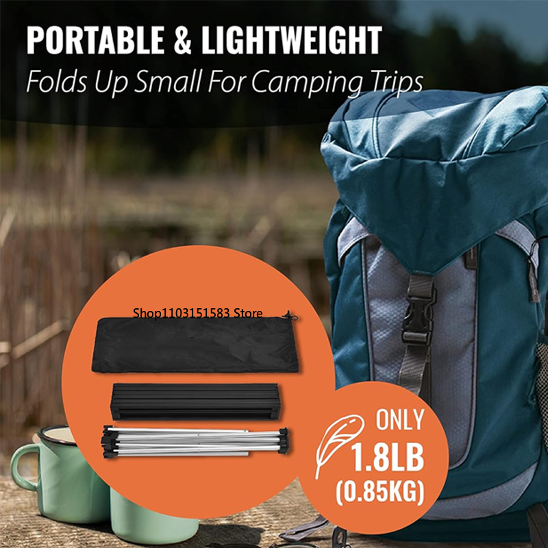 Portable Folding Camping Table - Camping Cooking Table Foldable ulasan dan harga