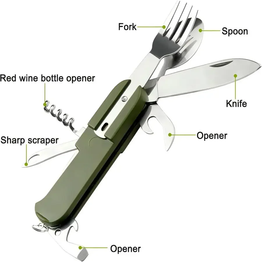 Camping Gear Portable Portable - Camping Cooking Set Stainless Steel ulasan dan harga