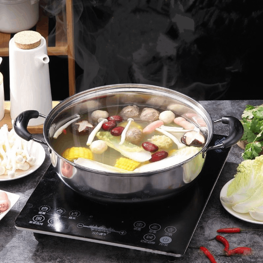 Chinese Shabu Shabu Pot Cookin - Camping Cooking Pot Stainless Steel ulasan dan harga