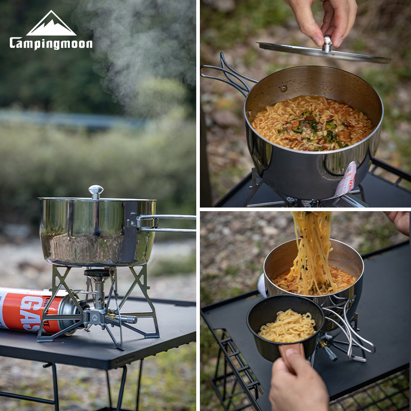 CC-18 thickened composite stai - Camping Cooking Pot Stainless Steel ulasan dan harga