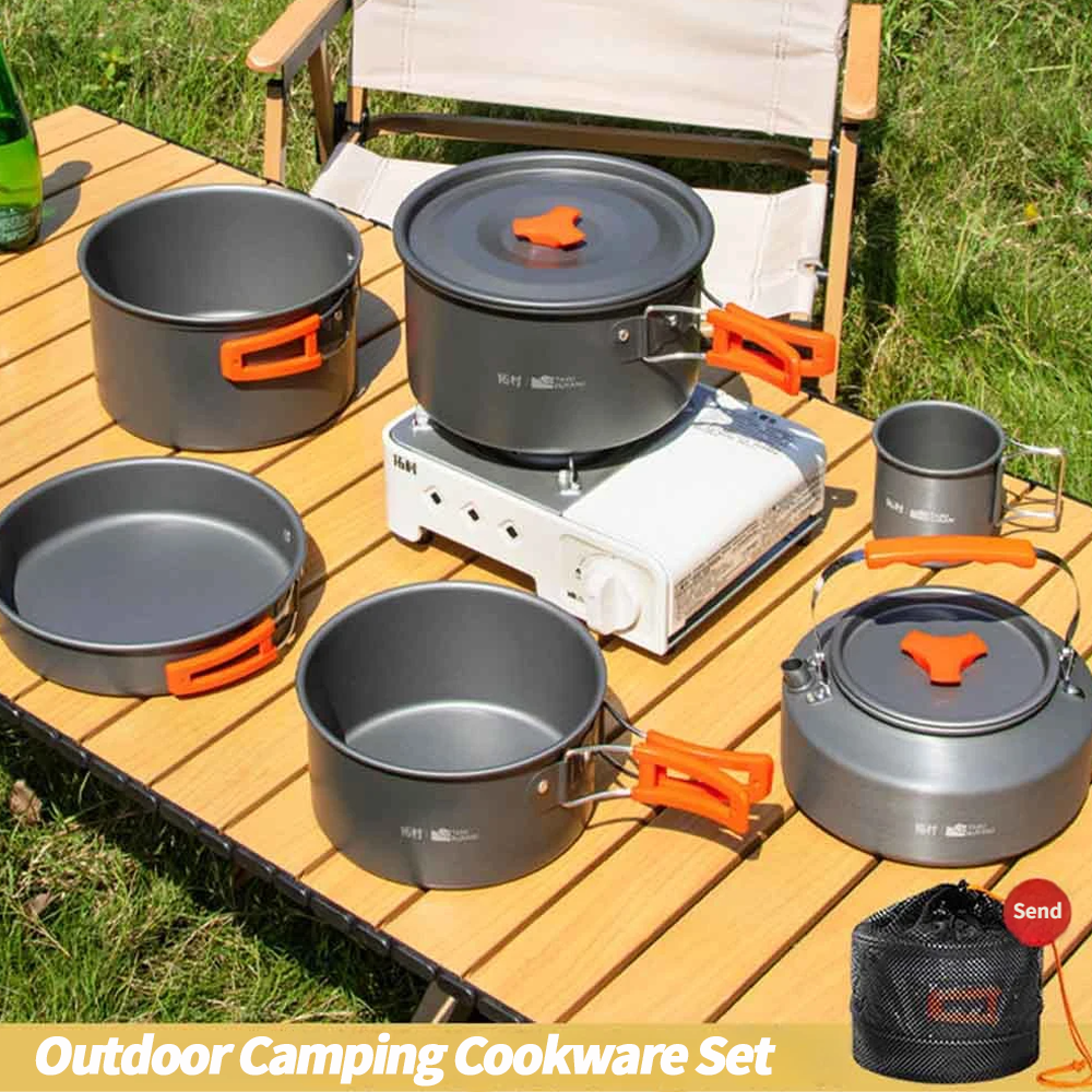 Camping Cookware Set Outdoor C - Camping Cooking Dishes ulasan dan harga
