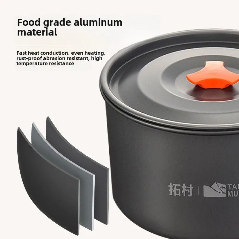 Camping Cookware Set Outdoor C - Camping Cooking Dishes ulasan dan harga