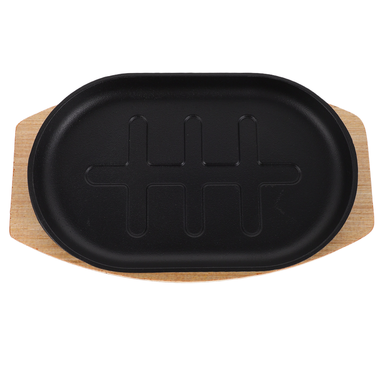 Cast Iron Sizzling Plate Pre-S - Camping Cooking Bbq ulasan dan harga