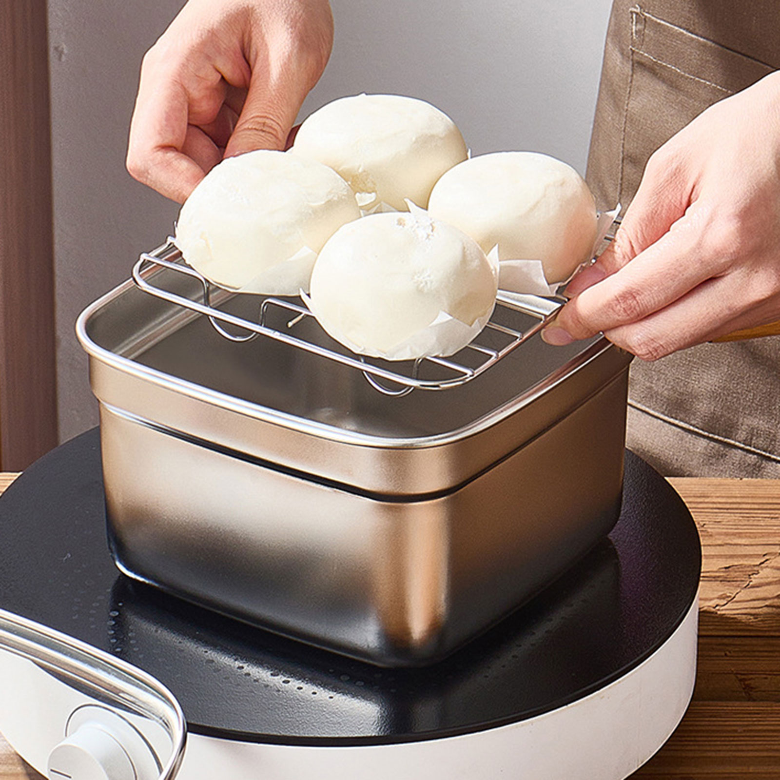 Mini Deep Fryer Pot for Campin - Camping Cooking Vegetables ulasan dan harga