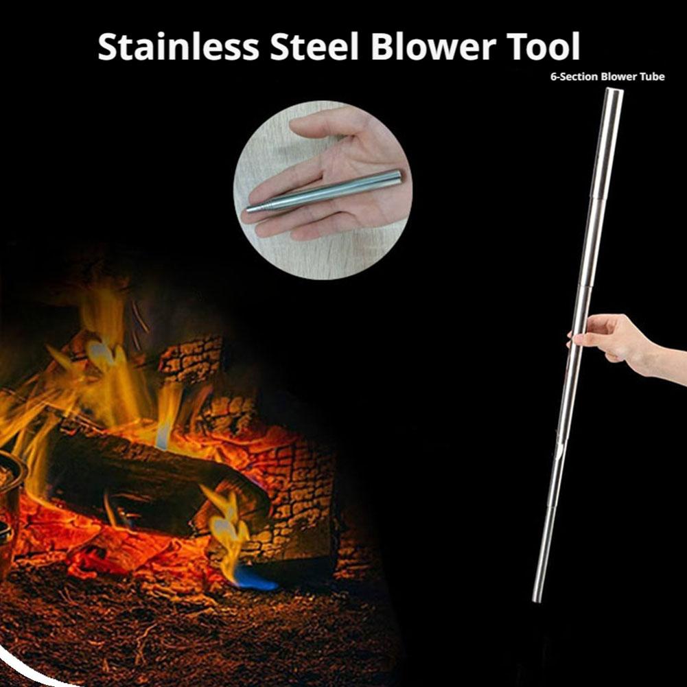 Stainless Steel Telescopic Fir - Camping Cooking Youtube ulasan dan harga