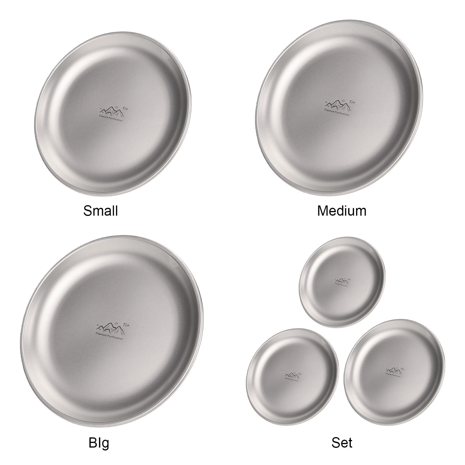 14/17/20cm Titanium Camping Pl - Camping Cooking Dishes ulasan dan harga